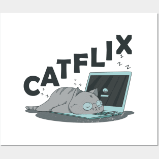 catflix Posters and Art